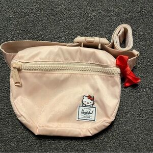 HELLO KITTY x Herschel Supply Co Belt Bag Fanny Pack Adjustable Pink Rose Sanrio